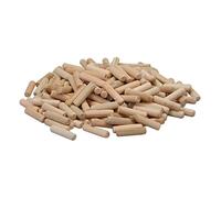 Silverline 675212 Lot de 200 Goujons en bouleau 10 x 40 mm