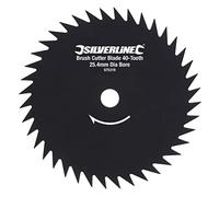 Silverline 675319 Lame 40 dents pour débroussailleuse 25,4 x 25,4 mm