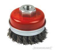 Silverline 675339 Brosse à douilles en acier tressé