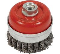 Silverline 675339 Brosse-coupe Fils acier 80 mm