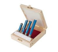 Silverline Tools Coffret de 4 fraises à défoncer 719769 pour cuisinistes 1/4 - 1/2