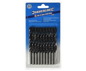 Silverline 721675 Forets à pointe et double tranchant 8 mm 10 pcs