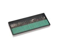 Silverline Tools Jeu de fraises diamant 722878 – 30 pièces, queue 3,17 mm, assorties