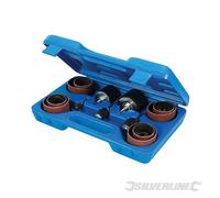 Silverline - Accessoires de ponçage au tambour, coffret 25 pcs Grain 80 (726040)