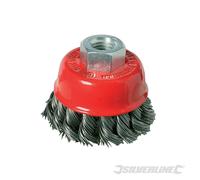 Silverline 733234 Brosse à douilles en acier tressé
