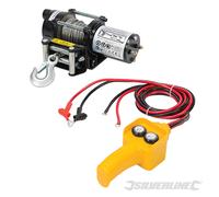 Silverline - Treuil électrique 12 V 900 kg (2 000 lb) (748850)