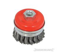 Silverline 778649 Brosse à douilles en acier tressé