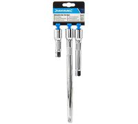 Silverline 783095 Jeu de 3 rallonges Carré 1/2"