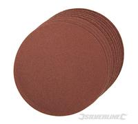 Silverline 787856 Disques abrasifs autocollants 150 mm, 10 pcs