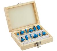 Silverline - 792084 - Coffret de 12 - Fraises à Défoncer Carbure de Tungstène