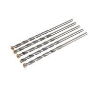 Silverline 793746 5 mèches carbure de tungstène maçonnerie 10 x 200 mm
