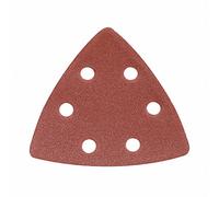 Silverline Tools 10 feuilles abrasives triangulaires 826718 auto-agrippantes 90 mm grain 120