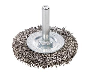 Silverline 828396 Roue à fils en acier/inox 50 mm