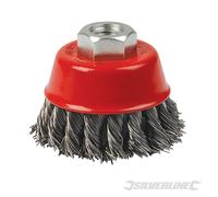 Silverline 868901 Brosse à douilles en acier tressé