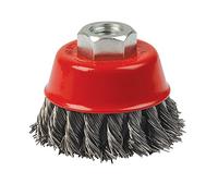 Silverline 868901 Brosse à fils métalliques torsadés 75 mm