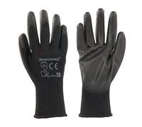 Silverline 885924 Paire de Gants paume renforcée M Noir