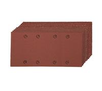 Silverline 892499 Lot de 10 1/3 Feuilles abrasives perforées auto-agrippant Grains assortis