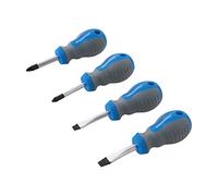 Silverline 893790 Jeu de 4 tournevis courts