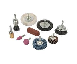 Silverline 918557 Kit nettoyage/polissage 10 pièces