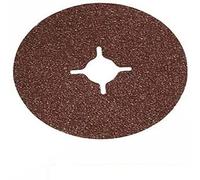 Silverline 993050 10 disques de ponçage en fibres 115 x 22,2 mm Grain 24