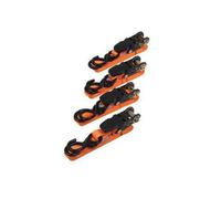 Silverline à Poignée en Caoutchouc 250kg Cargo Lash Set 4pce 4m X 25mm Levée DIY