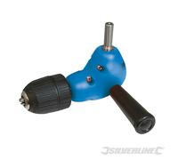 Silverline - Adaptateur 90° avec mandrin à serrage rapide