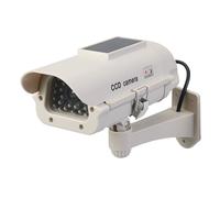 Caméra de surveillance factice solaire avec LED Solaire