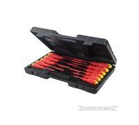 SILVERLINE Coffret 11 tournevis isolés a poignée caoutchoutée