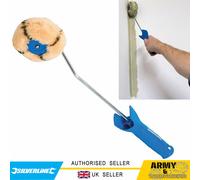 Silverline Coin & Bord Rouleau Peinture Longue Portée Poignée 100mm 10.2cm Large