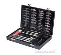 Silverline Couteau de bricolage, jeu de 51 pièces
