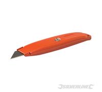 Silverline Couteau universel 150 mm couleur signal