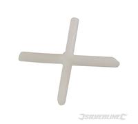 Silverline 327569 Lot de 1000 Croisillons de carreleur 1.5 mm