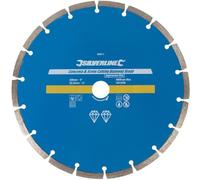 SILVERLINE Disque diamant a tronçonner le béton et la pierre