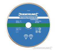 Silverline 918528 Disque diamant à tronçonner le carrelage 200 x 25,4 mm