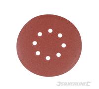 Silverline Disques abrasifs auto-agrippants, perforés, 150 mm, paquet de 10, grain 120