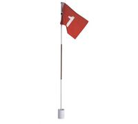 Silverline Drapeau de golf avec trou de golf
