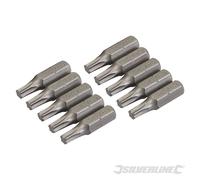 SILVERLINE Embouts standard Torx TX25 x 25 mm 10 pièces 398775