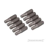 SILVERLINE Embouts standard Torx TX30 x 25 mm 10 pièces 486941