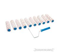 Silverline Monture pour rouleau avec 10 manchons 254 mm