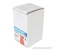 Silverline - feuilles abrasives Delta auto-agrippantes avec pointes à arracher, 140 mm, paquet de 10 2 x 40, 2 x 60, 2 x 80, 2 x 120, 2 x 240 grains