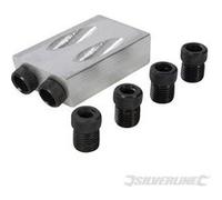Silverline - Gabarit pour assemblage par vissage oblique 6, 8 & 10 mm G