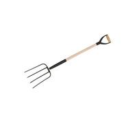 Silverline Gt21 Fourche A Fumier Poignée D Bois Dur 750 Mm