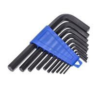 Silverline HK11 Jeu de clés hexagonales, 10 pcs