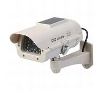 Caméra de surveillance factice solaire avec LED Solaire