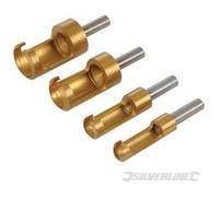 Silverline 151219 Jeu de 4 coupe-bouchons 6-16 mm