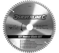 SILVERLINE lame de scie à placage au carbure 250 mm 244964