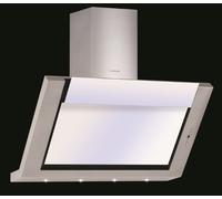 Silverline Lyra Deluxe 800 m³/h Monté au mur Acier inoxydable, Blanc - Hottes (800 m³/h, Conduit/Recirculation, 46 dB, 45 cm, 65 cm, Monté au mur)