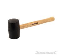 SILVERLINE Marteau en caoutchouc noir 454 g HA72
