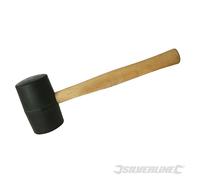 SILVERLINE Marteau en caoutchouc noir 680 g HA73
