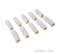 Silverline 398771 Lot de 10 Mini manchons pour peinture laquée 100 mm